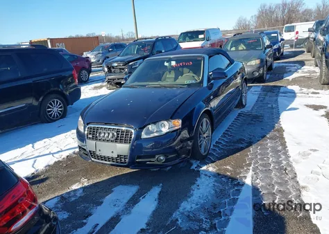 2009 Audi A4 2.0T Cabriolet Quattro z USA, uszkodzony, nr VIN WAUDF48H29K007211